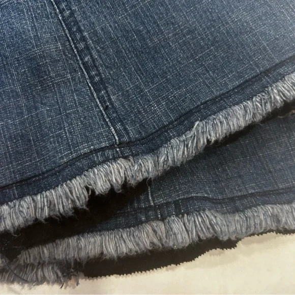 5/48 jeans flares blue with black lace womens size 8 blue boho festival concert - Picture 4 of 16